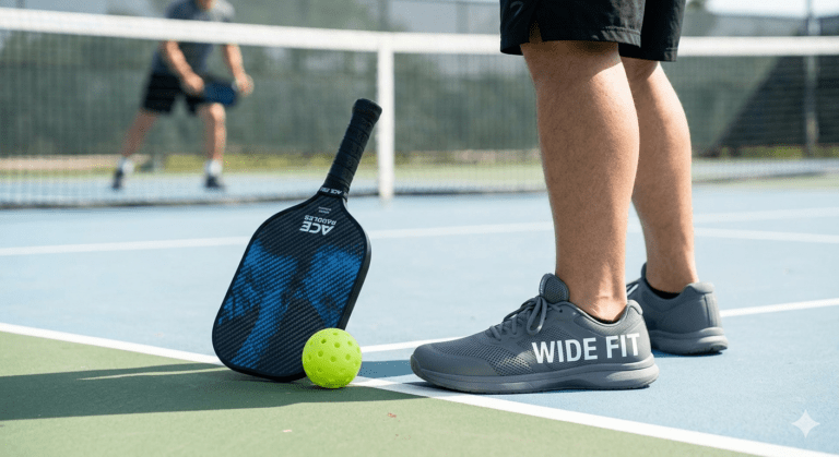best pickleball shoes for wide feet review