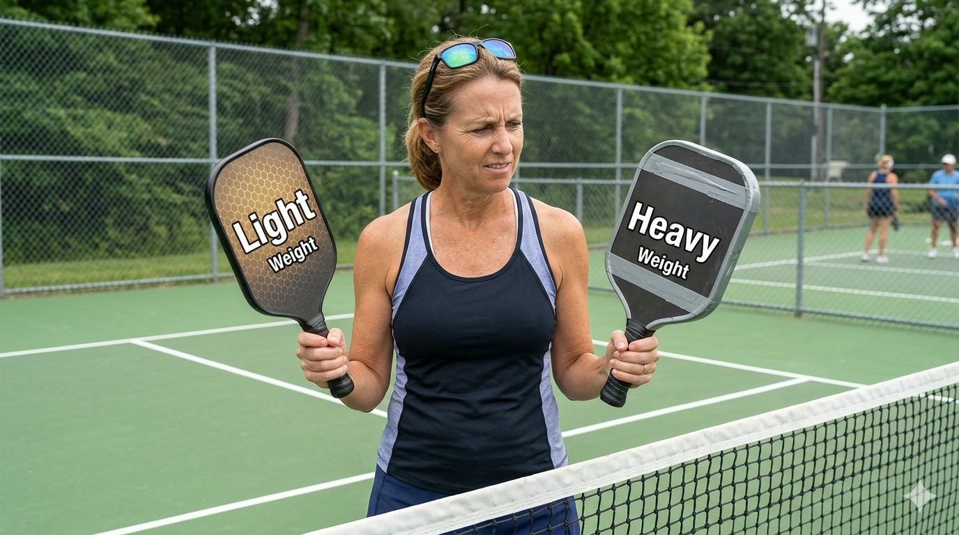 best weight for a pickleball paddle