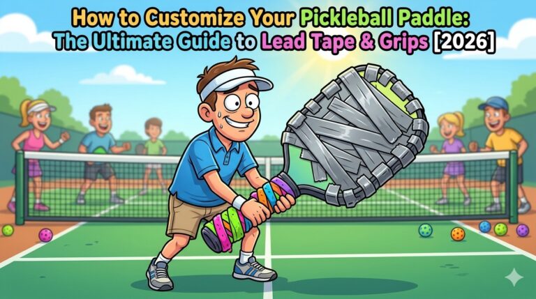 How to customize a paddle with pickleball lead tape