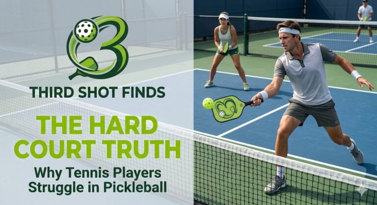 why tennis players struggle in pickleball
