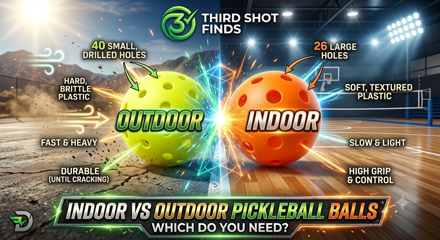 indoor vs outdoor pickleball balls