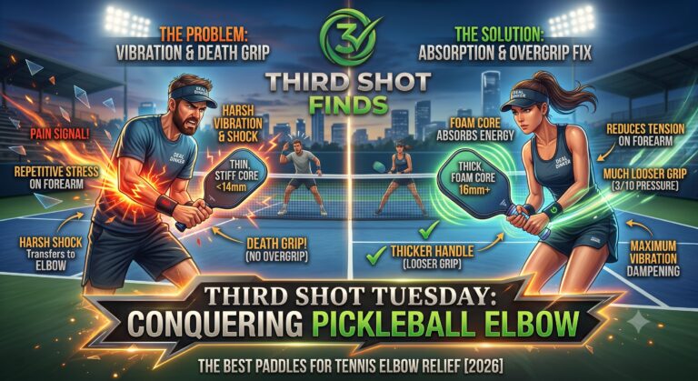 Third Shot Tuesday: The Best Pickleball Paddles for Tennis Elbow
