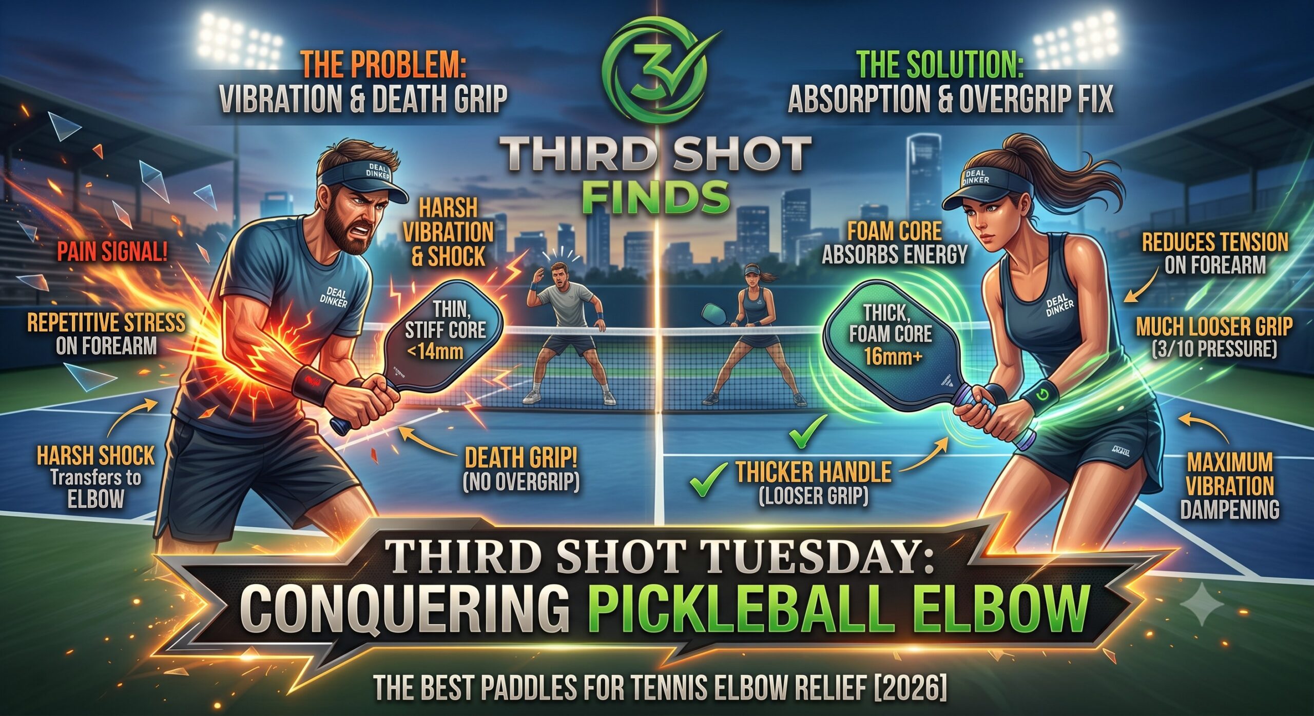 Third Shot Tuesday: The Best Pickleball Paddles for Tennis Elbow